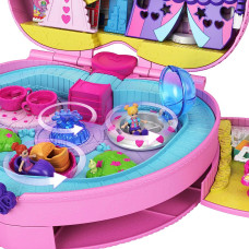 Ігровий набір Поллі покет Рюкзак розваг Polly Pocket 2-In-1 Travel Toy Playset Tiny Is Mighty Back Backp