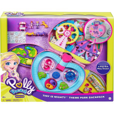 Ігровий набір Поллі покет Рюкзак розваг Polly Pocket 2-In-1 Travel Toy Playset Tiny Is Mighty Back Backp