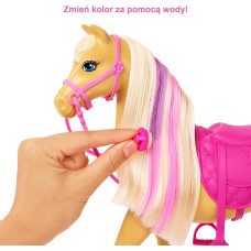 Игровой набор кукла Барби Уход за лошадьми Barbie Groom ‘n Care Doll Horses and Playset HGB58