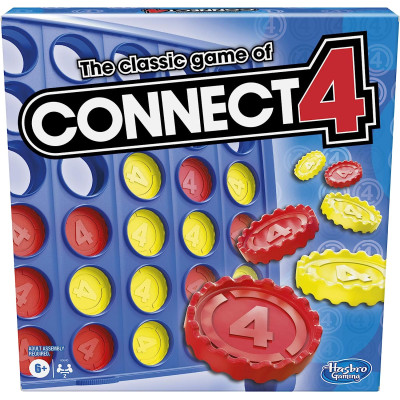 Настільна логічна гра Збери 4 у ряд Hasbro Connect 4 Classic Grid 4 in a Row Game