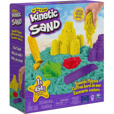 Кінетичний пісок На березі моря Kinetic Sand Seaside Playset Squeezable Mouldable