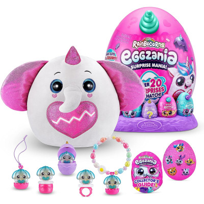 Плюшевая игрушка сюрприз Слоник Rainbocorns Eggzania Surprise Mania Series 1 (Elephant) by ZURU