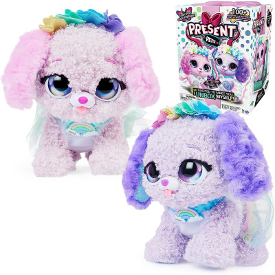 Інтерактивний песик сюрприз Present Pets Fairy Puppy Interactive Surprise Plush Toy