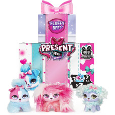 Набір плюшевих песиків 3 шт Present Pets Minis Fluffy BFFs 3-Pack of 3-inch Plush