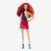 Лялька Барбі колекційна Руда з кучерявим волоссям Barbie Looks Doll with Curly Red Hair Dressed