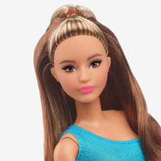 Лялька Барбі колекційна Мініатюрна з русявим волоссям Barbie Looks Doll with Brown Hair Dressed