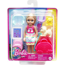 Лялька Барбі Челсі дорожній набір та 6 аксесуарів Barbie Chelsea Doll & 6 Accessories Travel Set