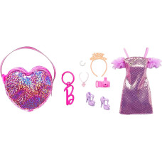 Одяг для Барбі Barbie Clothes Deluxe Clip-On Bag with Birthday Outfit