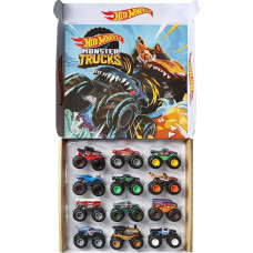 Набір позашляховиків Хот Вілс 12 шт Hot Wheels Monster Trucks Set of 12 1:64