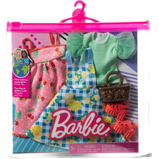 Набір одягу та аксесуарів для ляльок Барбі Barbie Fashions Doll Clothes and 2 Picnic