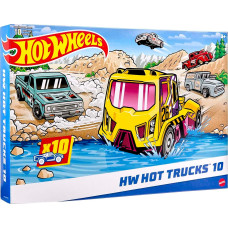 Набір машинок Хот Вілс 10 шт Hot Wheels 10-Pack, Set of 10 Toy Trucks in 1:64