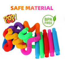 Розвивальний сенсорний набір 30 шт. 30 Pack Pop Tubes Sensory Toys