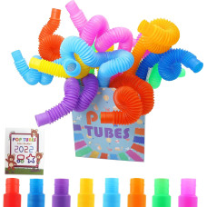 Розвивальний сенсорний набір 30 шт. 30 Pack Pop Tubes Sensory Toys