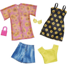 Барбі одяг Barbie Fashions 2-Pack Shirt Shorts & Kimono