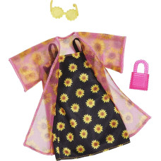 Барбі одяг Barbie Fashions 2-Pack Shirt Shorts & Kimono
