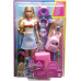 Кукла Барби и аксессуары Дорожный набор Barbie Doll & Accessories Travel Set 