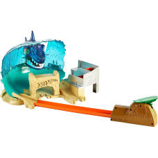 Трек Хот Вілс Сутичка з акулою Hot Wheels City Shark Beach Battle Playset
