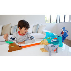 Трек Хот Вілс Сутичка з акулою Hot Wheels City Shark Beach Battle Playset