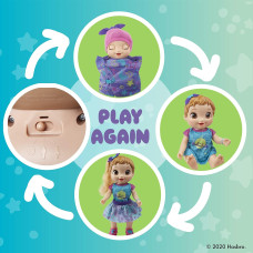 Інтерактивна лялька Бебі Алів Baby Alive Baby Grows Up Dreamy