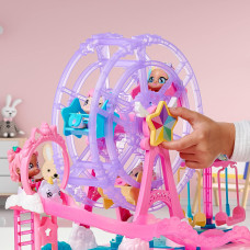 Набір Кінді Кідс міні Колесо огляду Kindi Kids Minis Collectible Ferris Wheel and Posable Bobble