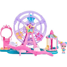 Набір Кінді Кідс міні Колесо огляду Kindi Kids Minis Collectible Ferris Wheel and Posable Bobble