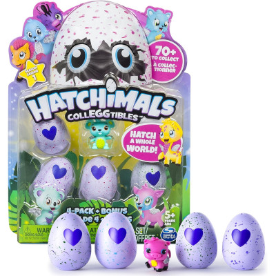 Набір Хетчімалс 4 шт +бонус Hatchimals - CollEGGtibles - 4-Pack + Bonus