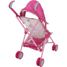 Дитячий ляльковий візок Бебі Алів Baby Alive: Doll Stroller - Pink & Rainbow Fits Dolls Up