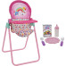 Ігровий набір стільчик для годування Бебі Алів Baby Alive 509 Crew Doll High Chair Set Pink & Rainbow 6