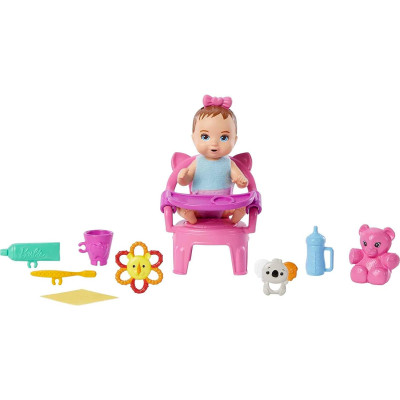 Ігровий набір Барбі Скіпер перший зуб Barbie Skipper Babysitters Inc Baby Small Doll