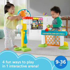 Розвиваюча іграшка 4 в 1 Фішер Прайс Смійся та вчись Fisher-Price Laugh Learn 4-In-1 Sports Activity Center