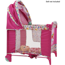 Ліжко для ляльок Бебі Алів Baby Alive Deluxe Doll Play Yard - Pink Rainbow