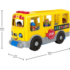 Великий дитячий шкільний автобус Fisher-Price Little People Big Yellow School Bus