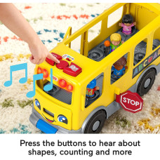 Великий дитячий шкільний автобус Fisher-Price Little People Big Yellow School Bus