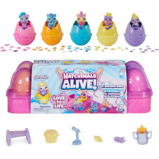 Фігурки Хетчімалс сюрприз у яйці Hatchimals Alive Egg Carton Toy with 5 Mini Figures