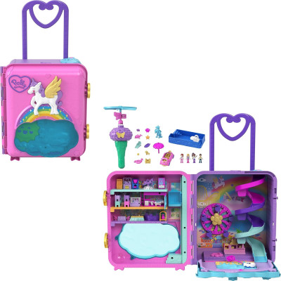 Ігровий набір Поллі Покет Валіза Курорт Polly Pocket Dolls Playset and Travel Toys (ХКВ43)