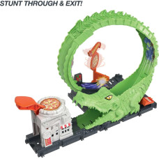 Ігровий набір Хот Вілс атака алігатора Hot Wheels Toy Car Track Gator Loop Attack