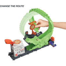 Ігровий набір Хот Вілс атака алігатора Hot Wheels Toy Car Track Gator Loop Attack