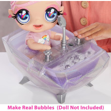 Ігровий набір ванна із зміною кольору MGA Entertainment Glitter Babyz Color Change Bubbling Bathtub