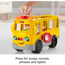 Музична іграшка Шкільний автобус Fisher-Price  Little People Music Toddler Toy Sit With Me School Bus