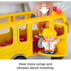 Музична іграшка Шкільний автобус Fisher-Price  Little People Music Toddler Toy Sit With Me School Bus