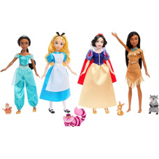 Набір з 8 модних ляльок Дісней з аксесуарами Mattel Disney Princess Fashion Doll 8-Pack