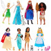 Набір з 8 модних ляльок Дісней з аксесуарами Mattel Disney Princess Fashion Doll 8-Pack