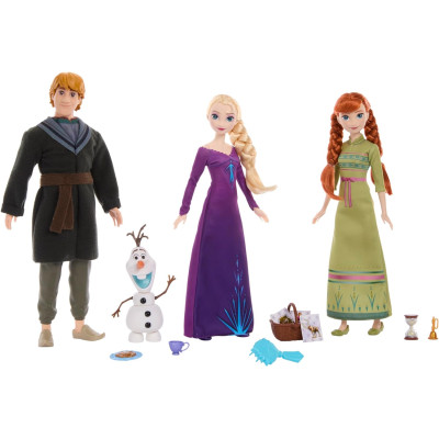 Набір ляльок Дісней Анна, Ельза та Крістофф Mattel Disney Frozen 3-Doll Charades Set