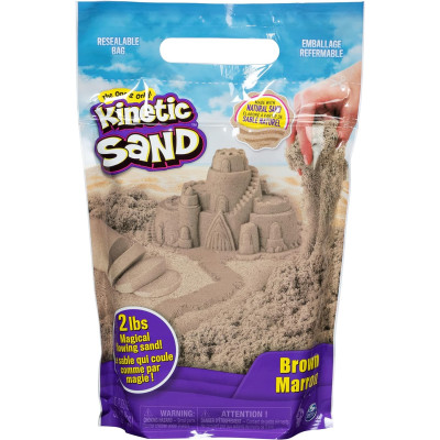 Кинетический песок коричневый 907 г  Kinetic Sand, The Original Moldable Sensory Play  