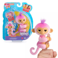 Інтерактивна іграшка мавпочка Fingerlings 2023 Interactive Baby Monkey Harmony (Pink)