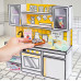 Кухонний ігровий набір з УФ-світлом MGA's Miniverse Make It Mini Kitchen Playset