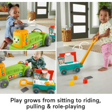 Детский трактор 4 в 1 Фишер Прайс Fisher-Price Laugh & Learn  4-in-1 Farm to Market Tractor