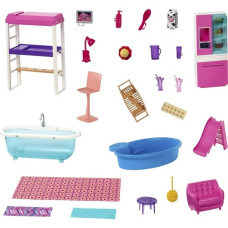 Ляльковий Дім Барбі та 3 ляльки Barbie Dollhouse And Furniture Set With 3 Dolls