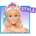 Барбі голова манекен для зачісок Barbie Unicorn Party 26-piece Deluxe Styling Head