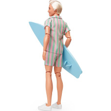 Лялька Кен з фільму Барбі у пляжному наборі Barbie The Movie Ken Doll Wearing Pastel Striped Beach